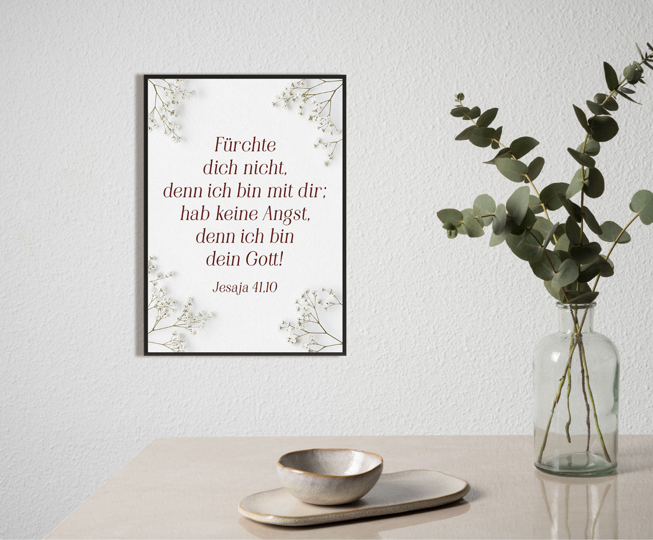 fontis-papeterie-f-rchte-dich-nicht-poster-a3-blumen-jahreslosung-2 image 2