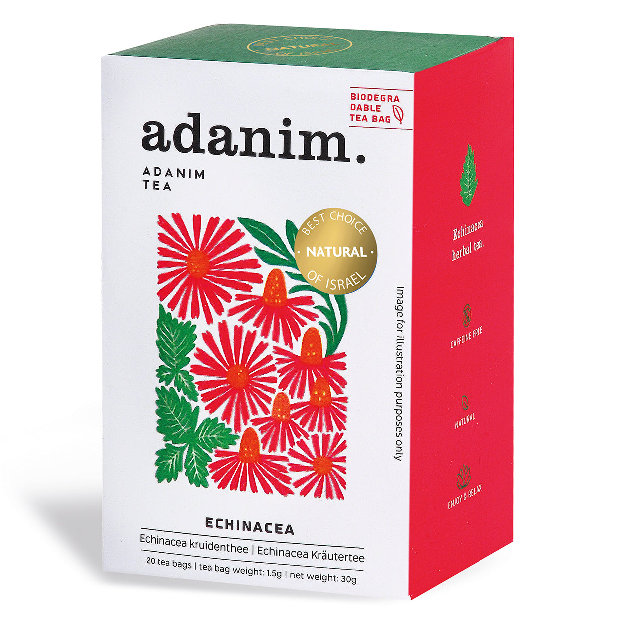 adanim-echinacea-kr-utertee-20-beutel-koscher image 1