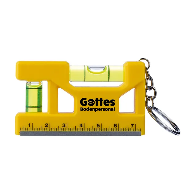 fontis-geschenke-gottes-bodenpersonal-schl-sselanh-nger-wasserwaage-gelb image 1