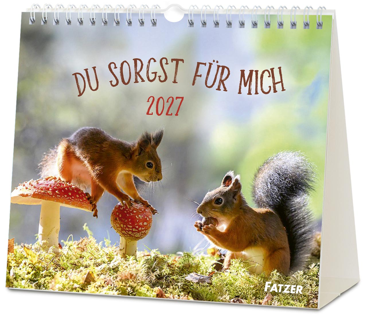 fontis-kalender-du-sorgst-f-r-mich-2027-postkartenkalender-eichh-rnchen image 1