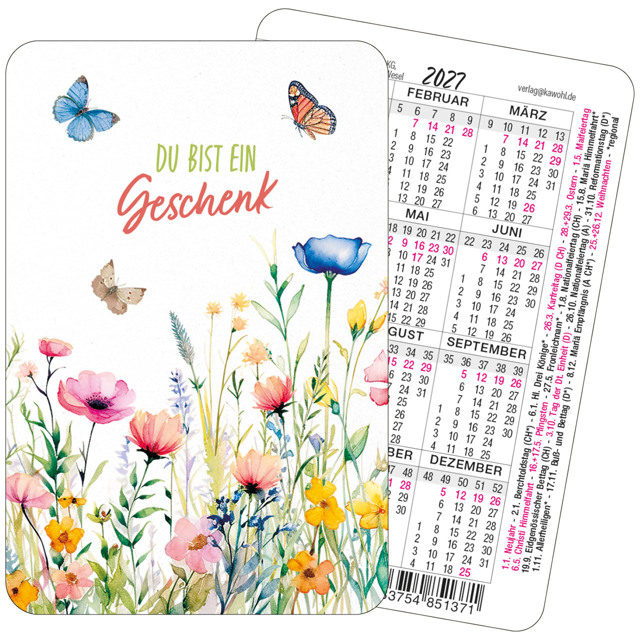 fontis-kalender-du-bist-ein-geschenk-spielkarten-kalender-2027 image 1