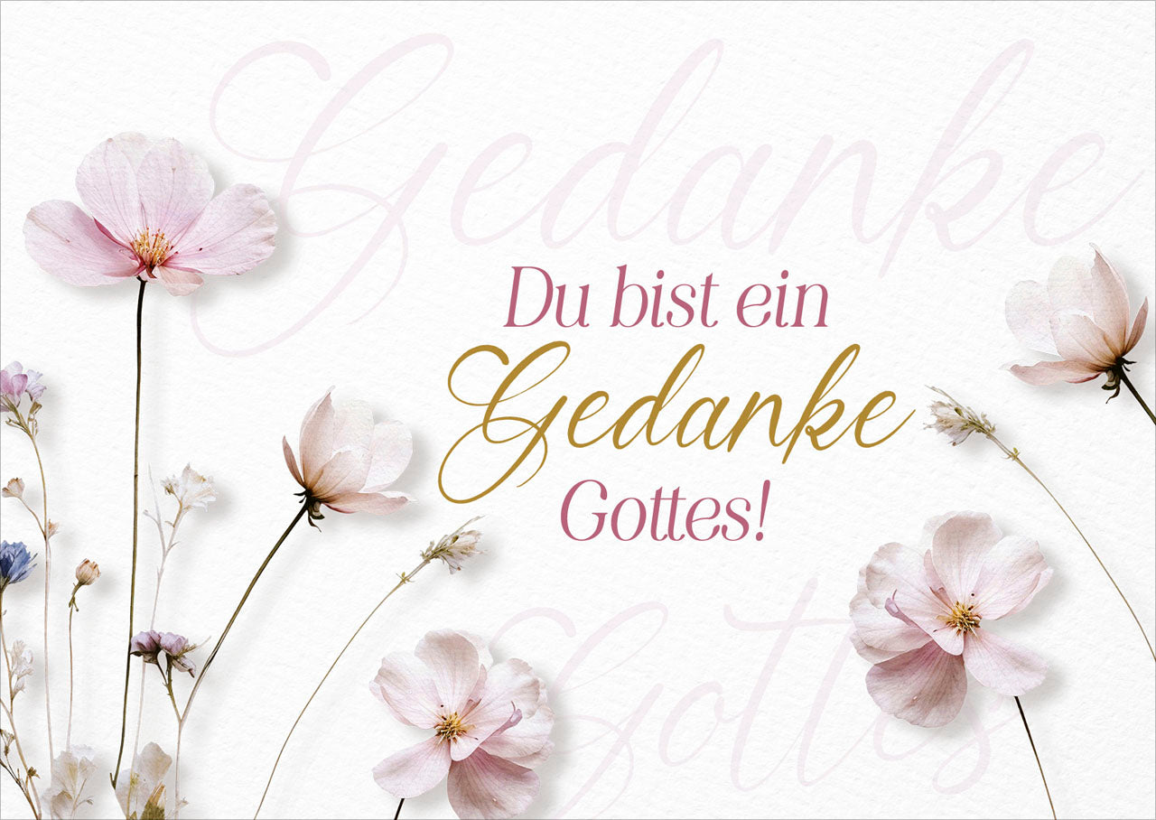 fontis-papeterie-du-bist-ein-gedanke-gottes-postkarten-12er-set image 1