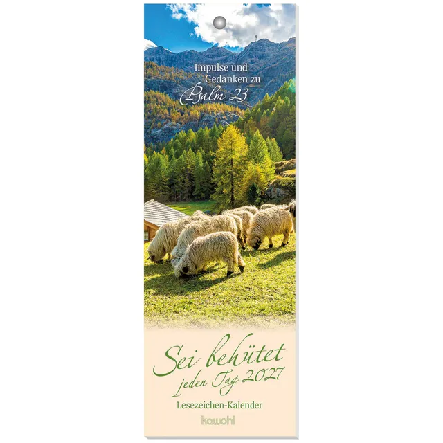 fontis-kalender-sei-beh-tet-jeden-tag-2027-lesezeichen-psalm-23 image 1