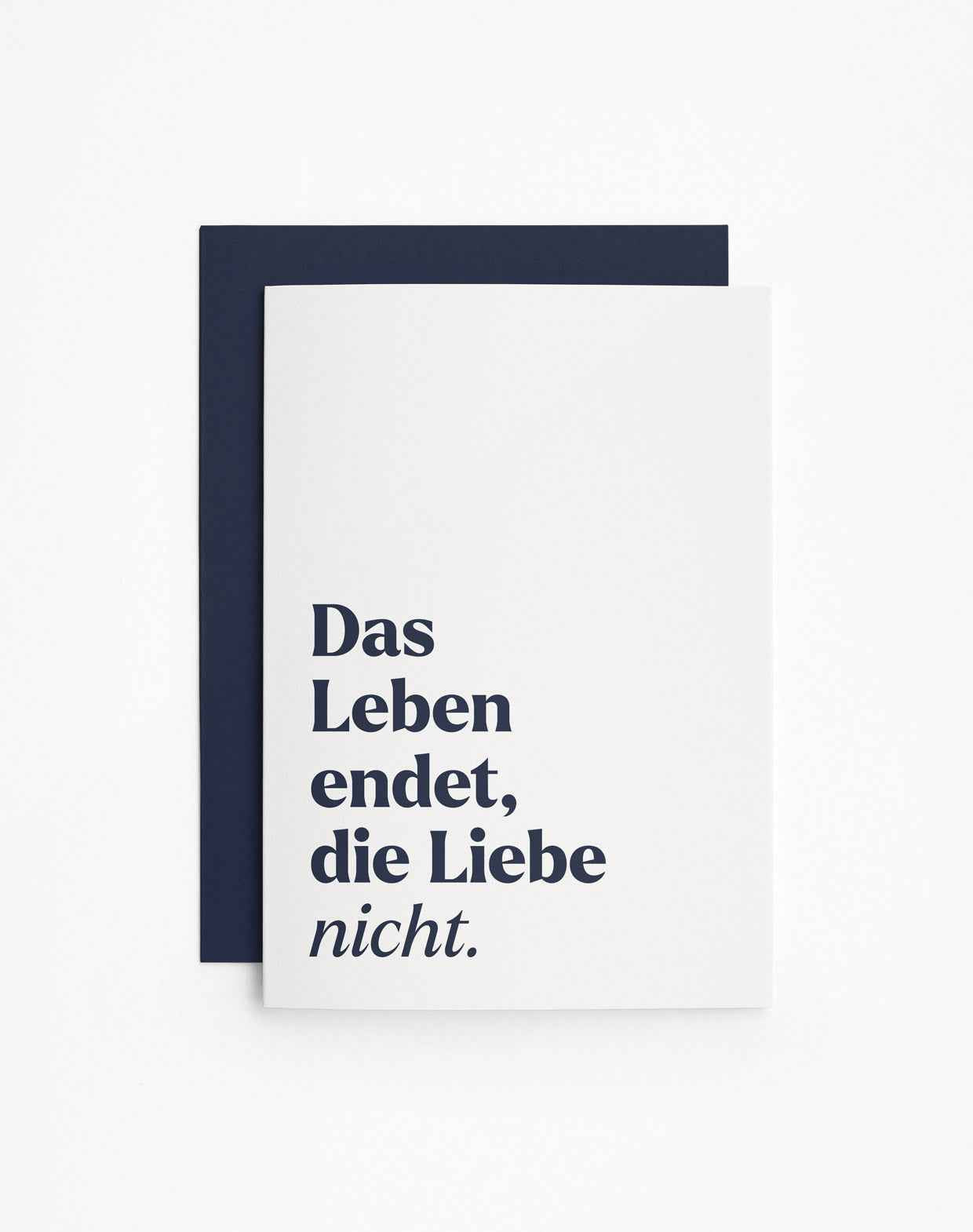 gedenken-schenken-das-leben-endet-beileidskarte-mit-umschlag image 1