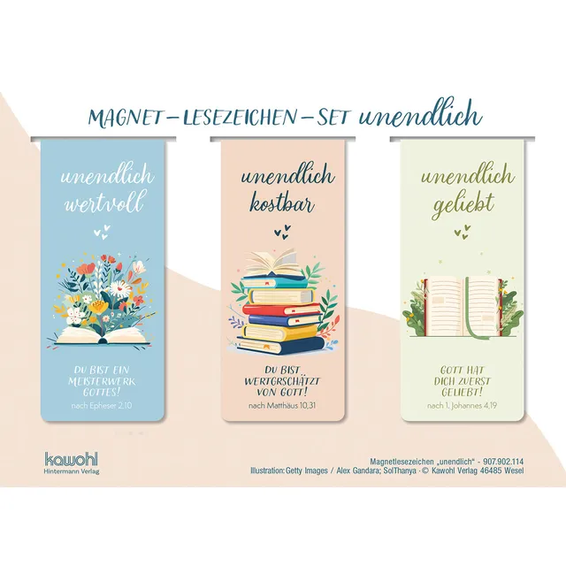 fontis-geschenke-unendlich-magnet-lesezeichen-set-3-st-ck image 1