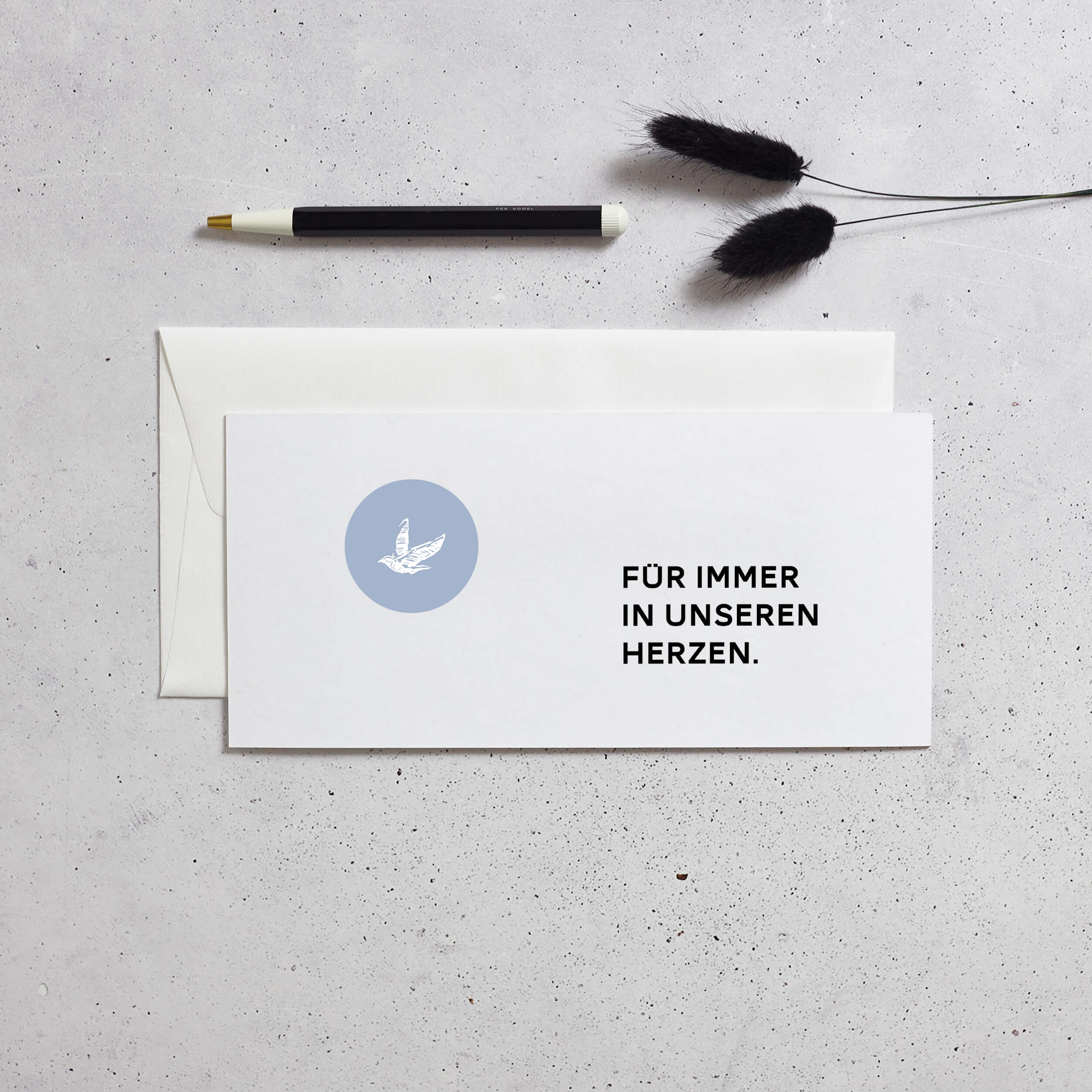 gedenken-schenken-f-r-immer-im-herzen-beileidskarte image 2