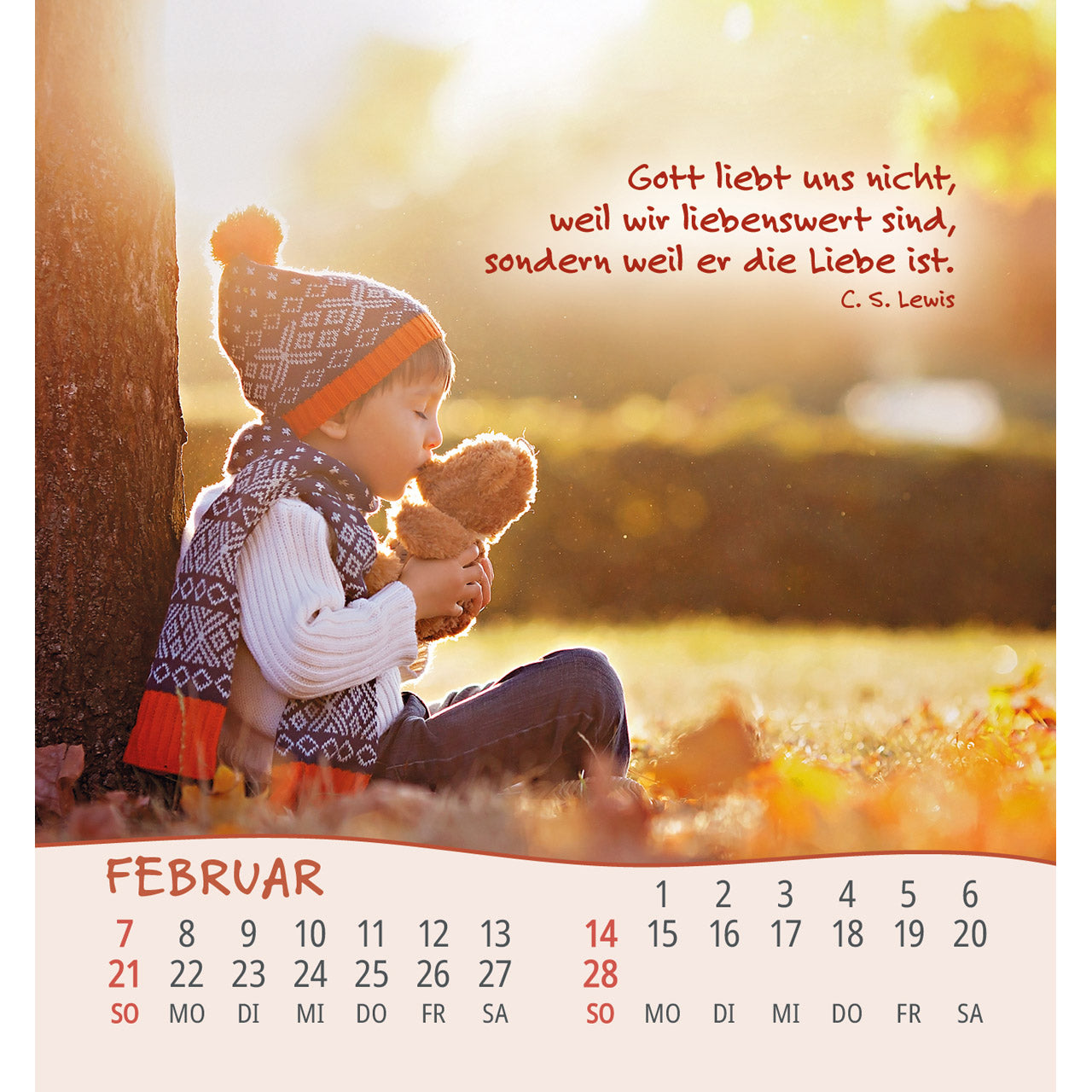 fontis-kalender-gott-hat-alle-kinder-lieb-2027-aufstellkalender-kinder image 4
