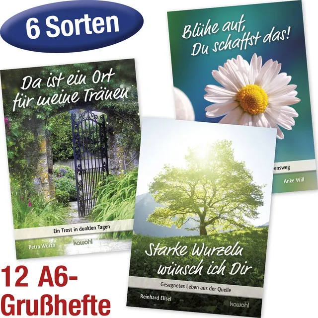 fontis-verlag-gru-hefte-a6-sparpaket-12-st-geschenkhefte image 1