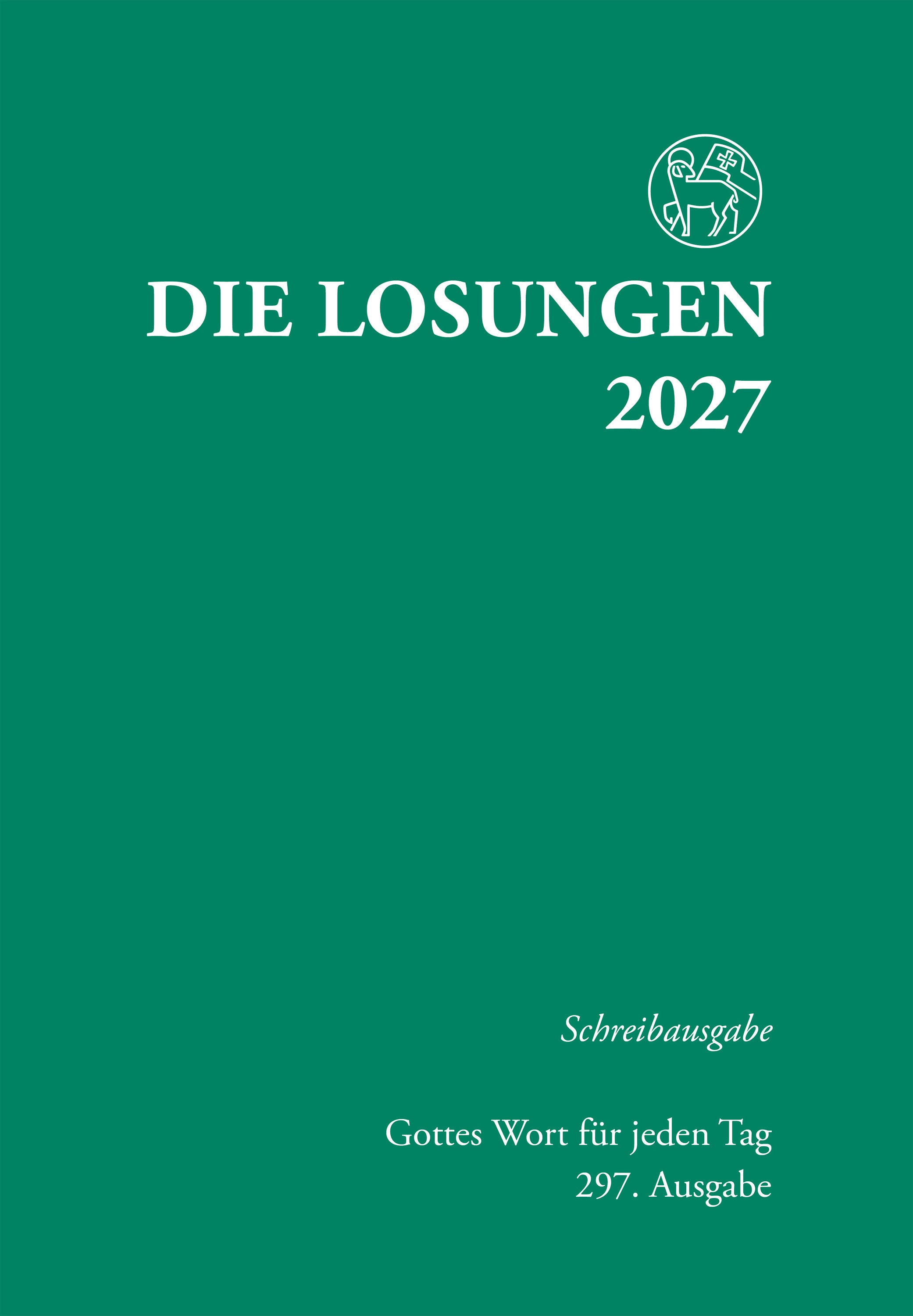fontis-kalender-losungen-2027-schreibausgabe-hardcover-gr-n image 1