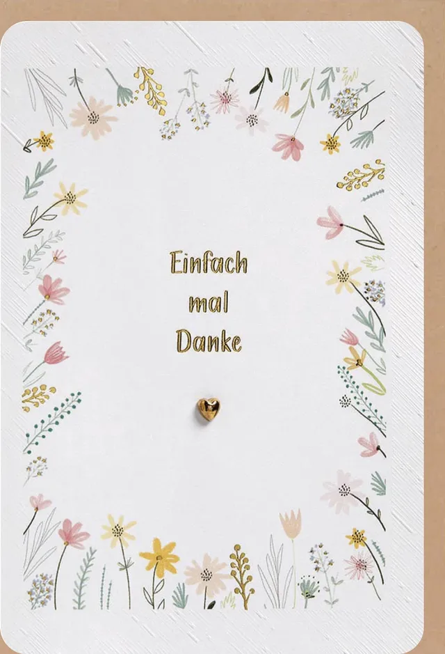 fontis-papeterie-einfach-mal-danke-faltkarte-mit-umschlag image 1
