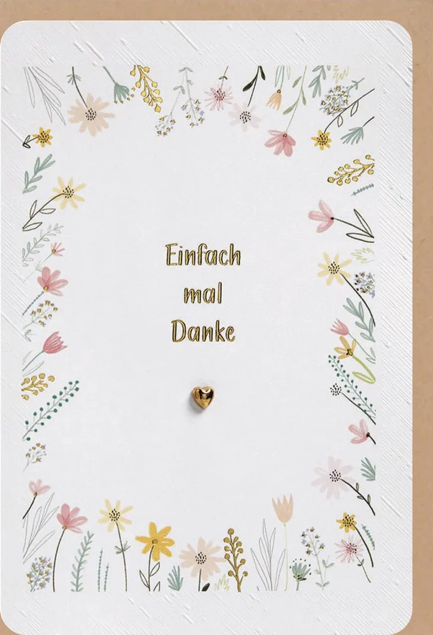fontis-papeterie-einfach-mal-danke-faltkarte-mit-umschlag image 1
