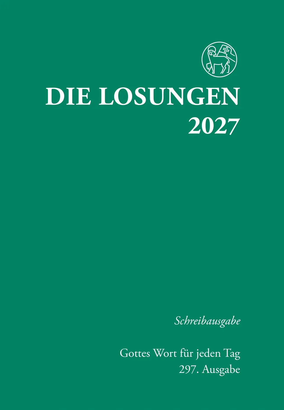 fontis-kalender-losungen-2027-schreibausgabe-hardcover-gr-n image 1