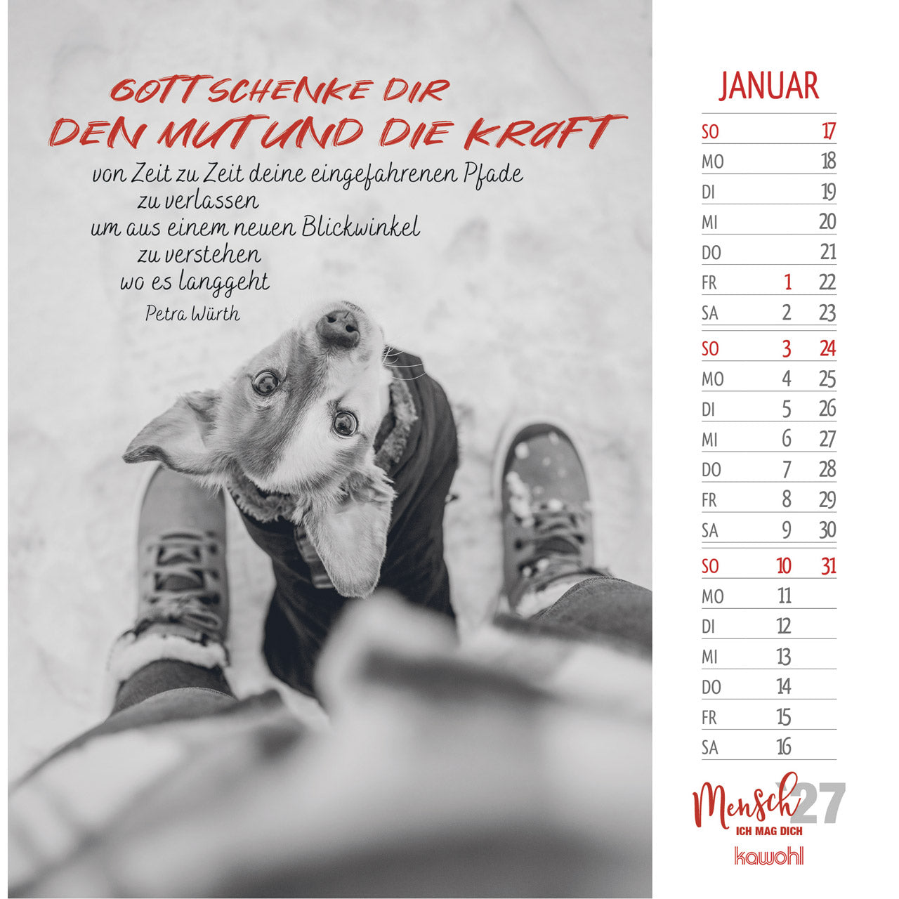 kawohl-mensch-ich-mag-dich-2027-postkartenkalender-s-w image 3