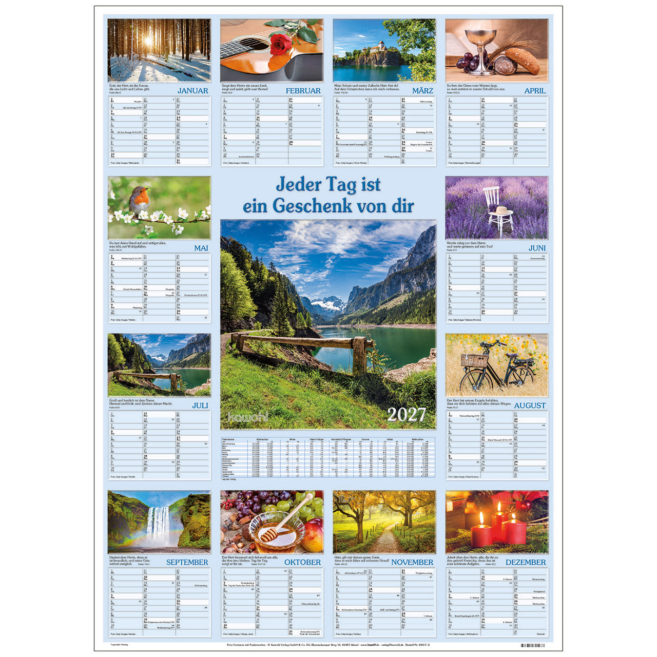 fontis-kalender-jeder-tag-ist-ein-geschenk-wandkalender-2027-50x70 image 1