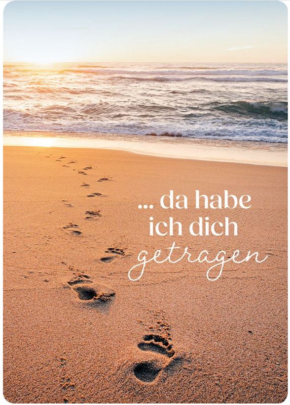 brunnen-spuren-im-sand-postkarte-dich-getragen-bibelvers image 1