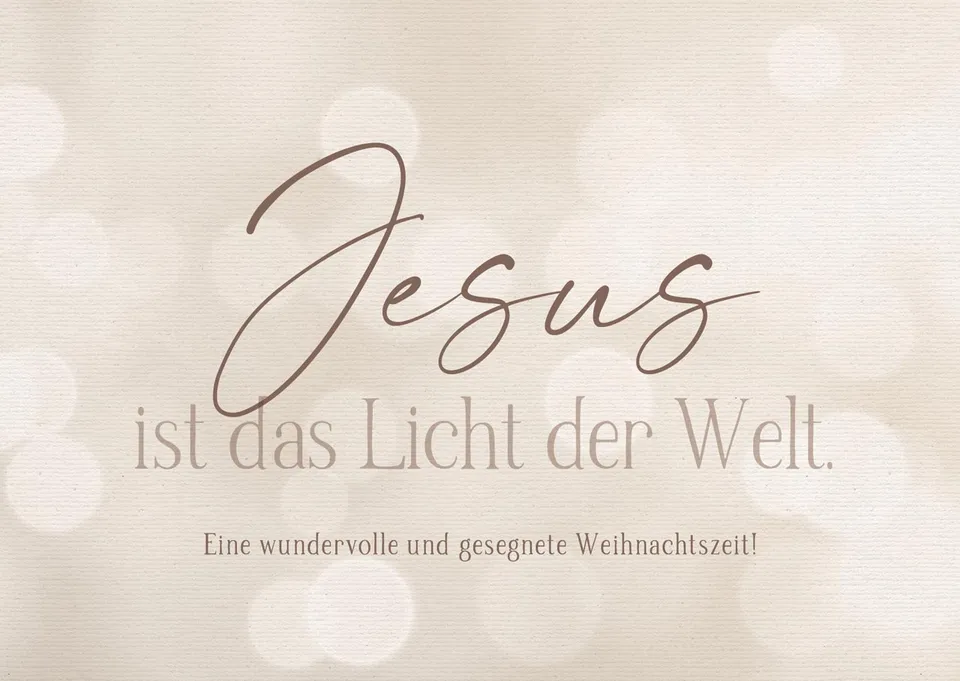 fontis-jesus-ist-das-licht-der-welt-weihnachtspostkarten-12er image 1