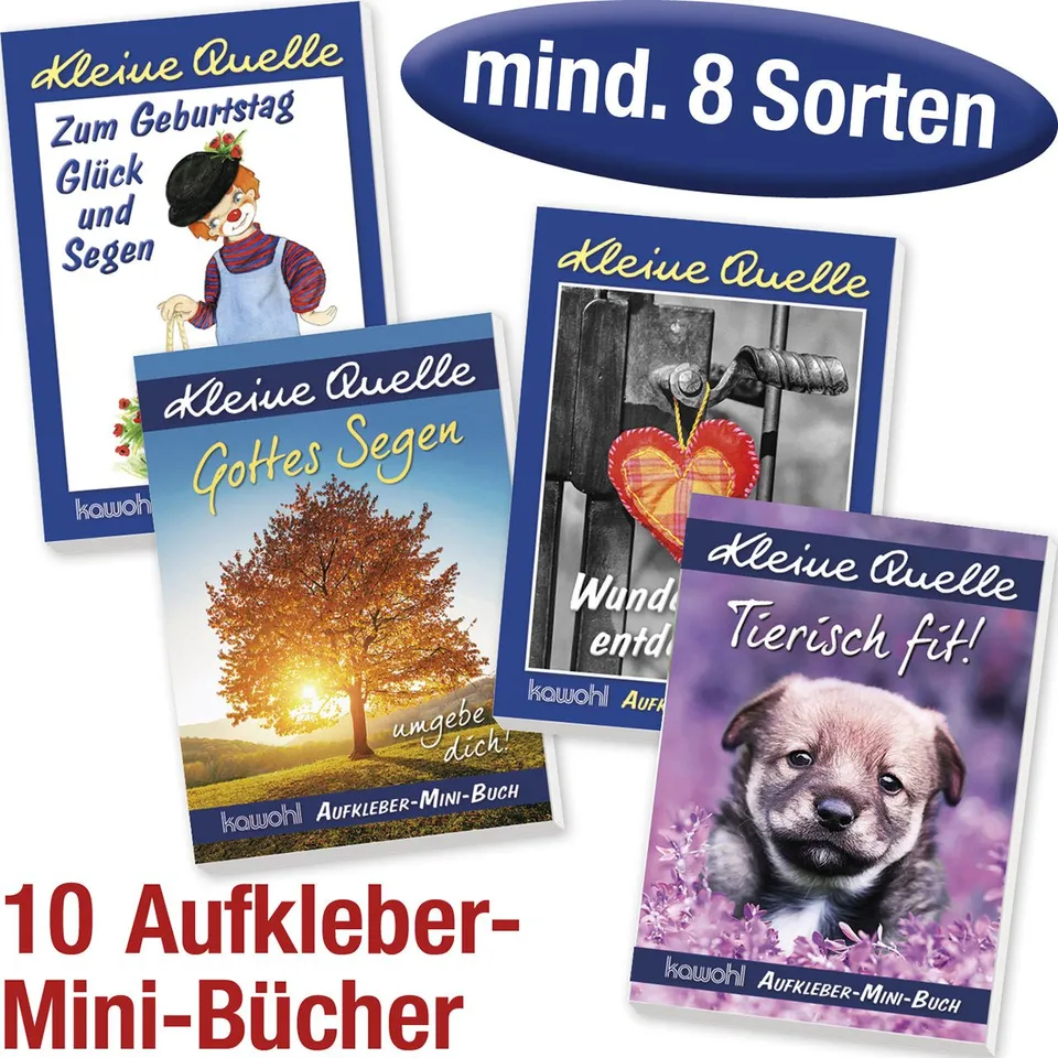 fontis-b-cher-aufkleber-mini-b-cher-10er-set-kleine-quelle image 1