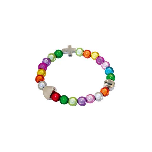 fontis-perlenarmband-mit-kreuz-kinder-armband-multicolor image 1