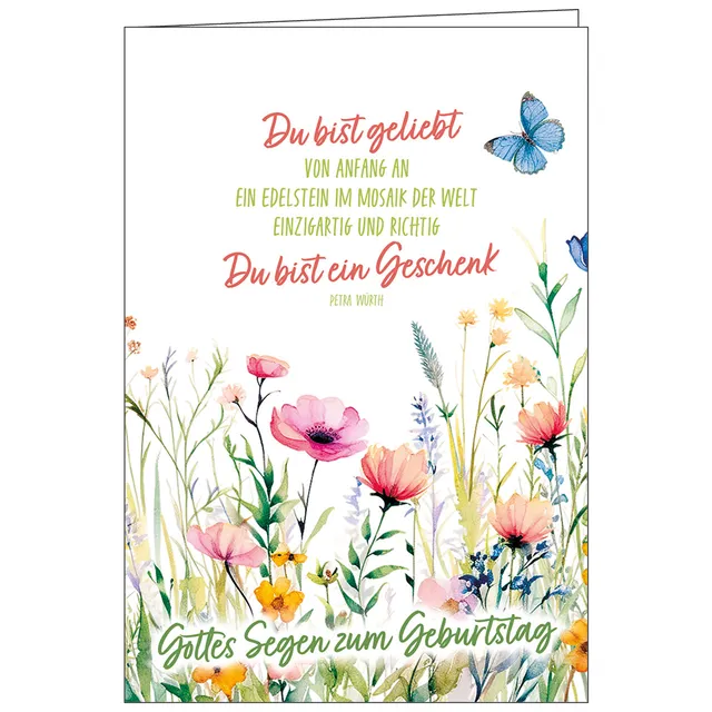 fontis-papeterie-du-bist-geliebt-faltkarte-geburtstag-mit-umschlag image 1