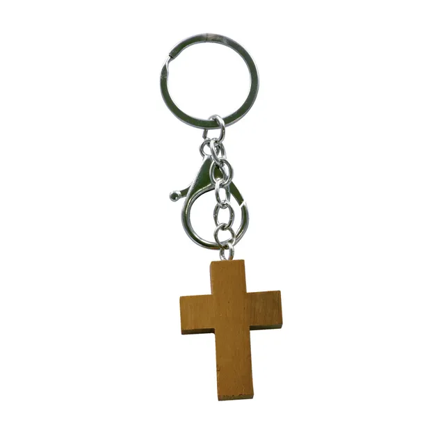 fontis-geschenke-kreuz-schl-sselanh-nger-olivenholz-karabiner image 1