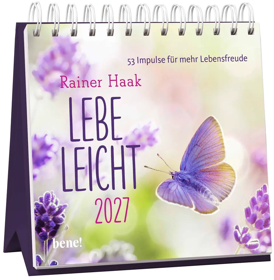 fontis-lebe-leicht-2027-wochen-aufstellkalender-rainer-haak-tischkalender image 1