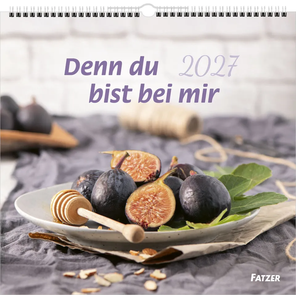 fontis-denn-du-bist-bei-mir-2027-wandkalender-gro-druck-landleben image 1