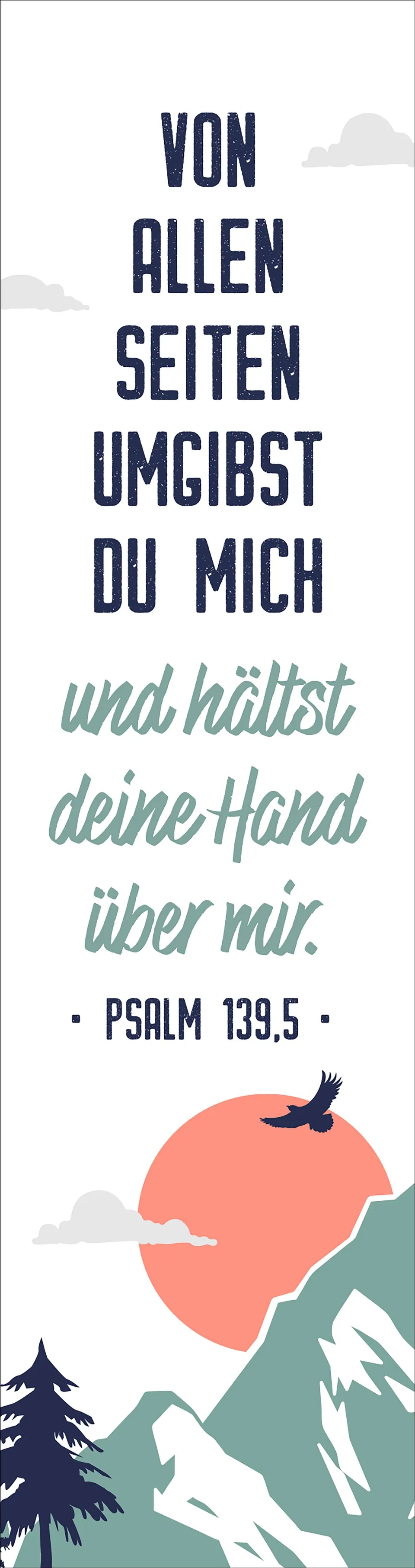 segensart-von-allen-seiten-umgibst-du-mich-lesezeichen-5er image 1