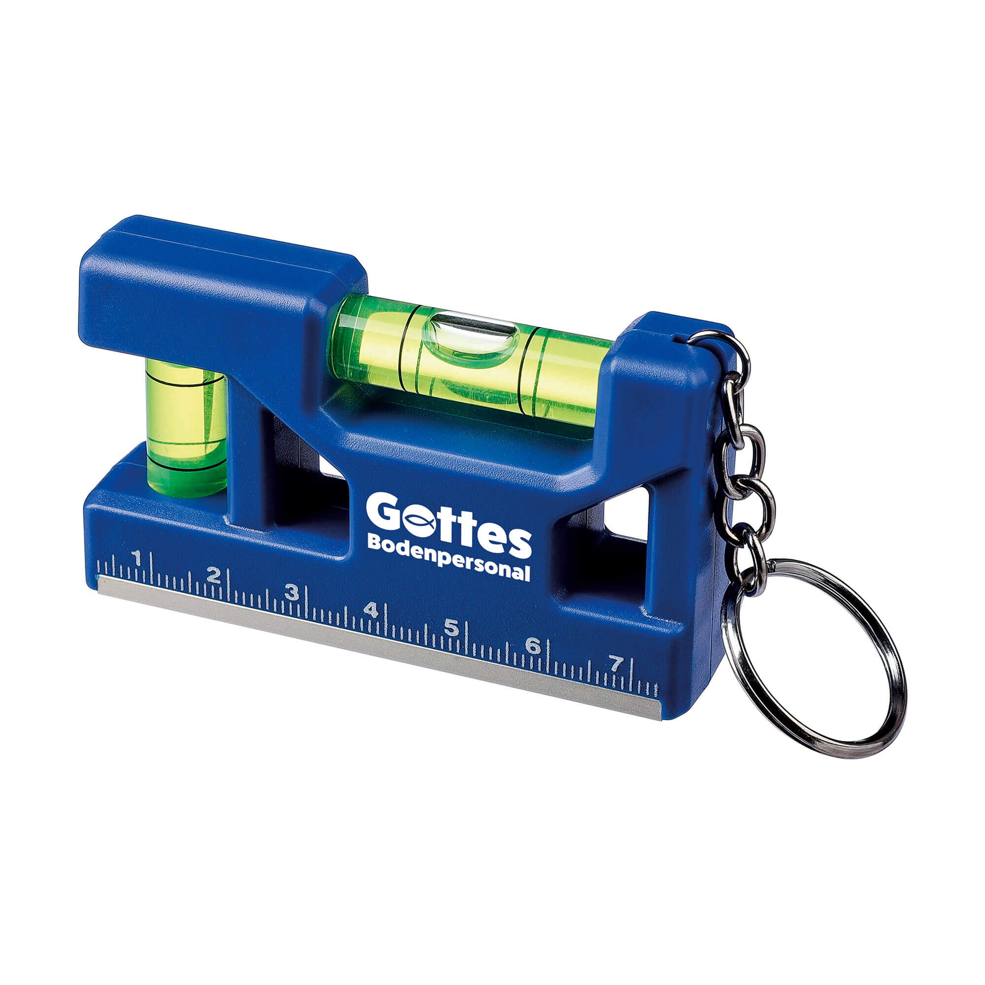 gottes-bodenpersonal-schl-sselanh-nger-wasserwaage-blau image 3