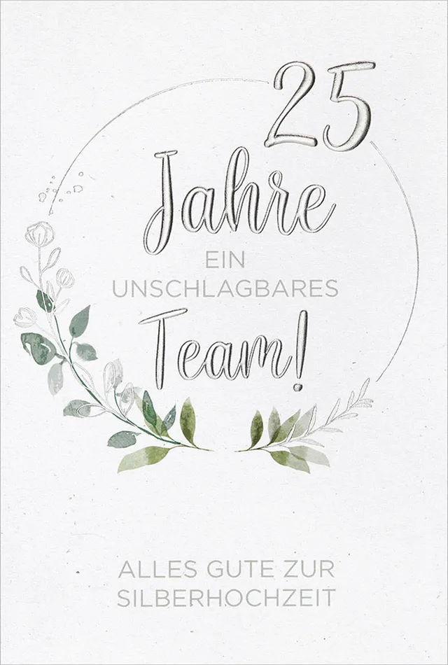 fontis-alles-gute-zur-silberhochzeit-faltkarte-mit-umschlag image 1