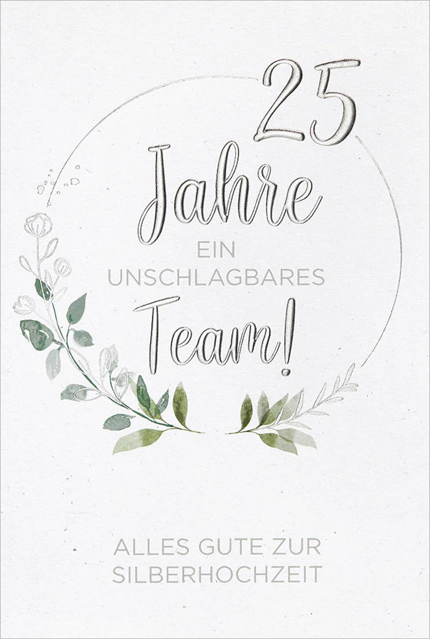 fontis-alles-gute-zur-silberhochzeit-faltkarte-mit-umschlag image 1