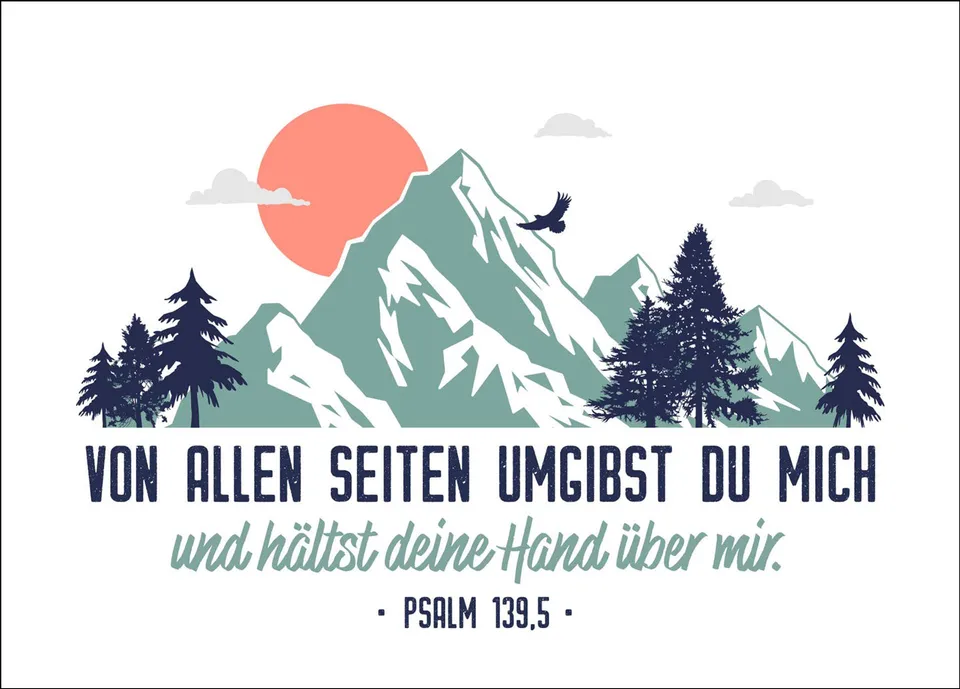 segensart-von-allen-seiten-psalm-139-5-postkarte-14-8x10-5-cm image 1
