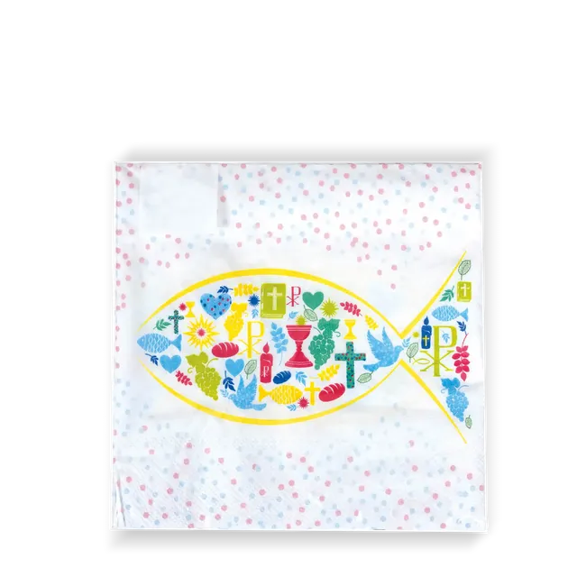 bonifatiuswerk-servietten-mit-fisch-symbol-servietten-20-st-ck-33x33-cm image 1