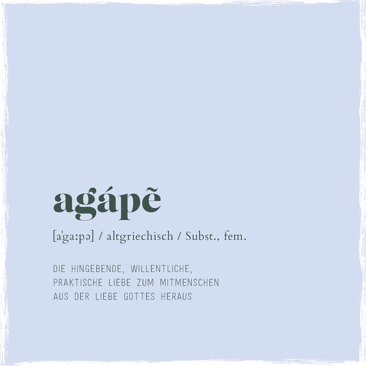 agape-die-liebe-gottes-holzschild-hellblau-13-x-13-cm image 1