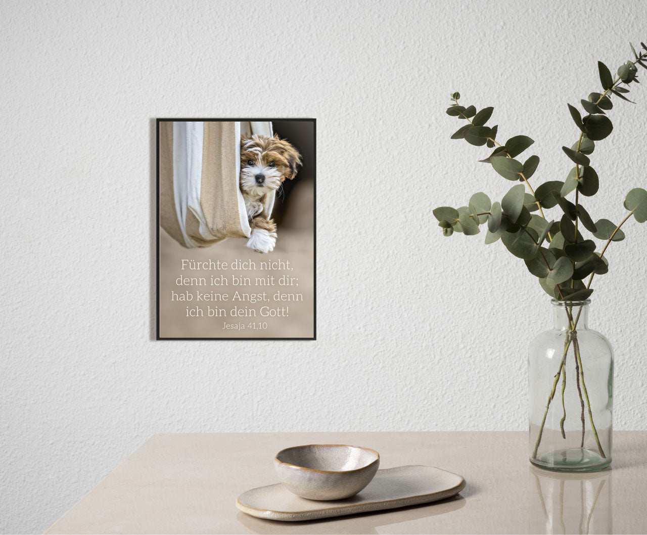 fontis-papeterie-f-rchte-dich-nicht-poster-a4-hund-jahreslosung image 2