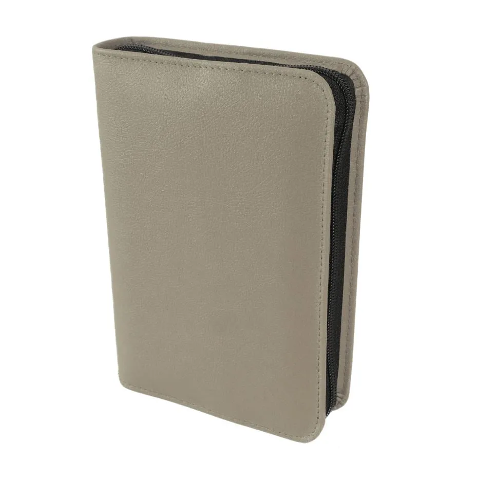 basic-bucheinband-s-bibelh-lle-appleskin-steingrau-genarbt image 1