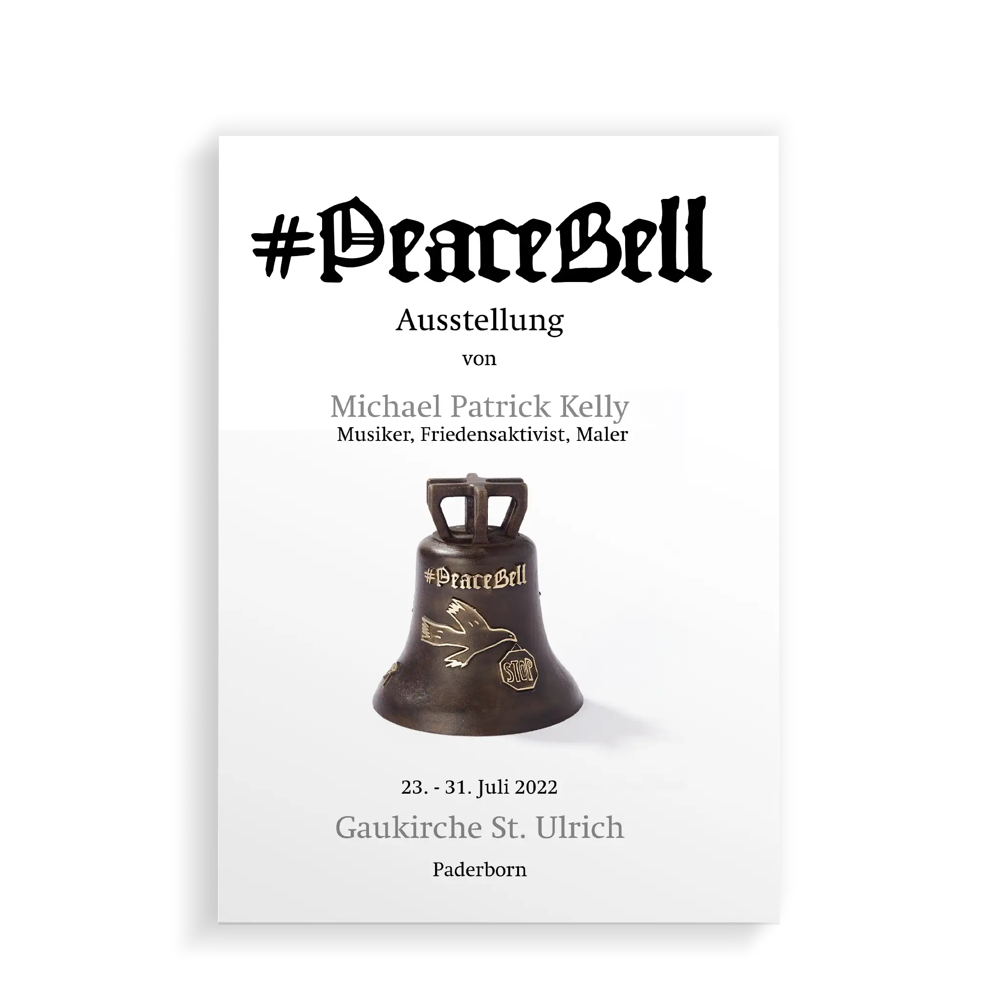bonifatiuswerk-peacebell-michael-patrick-kelly-ausstellungskatalog-a4 image 1
