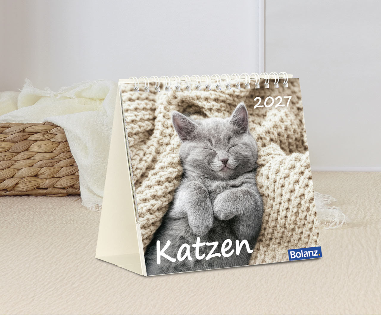 fontis-kalender-katzen-2027-aufstellkalender-tischkalender image 2