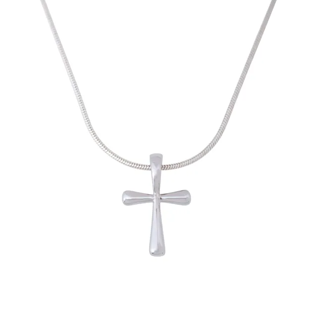 fontis-geschenke-kreuz-halskette-anh-nger-925-silber-45-5-cm image 1