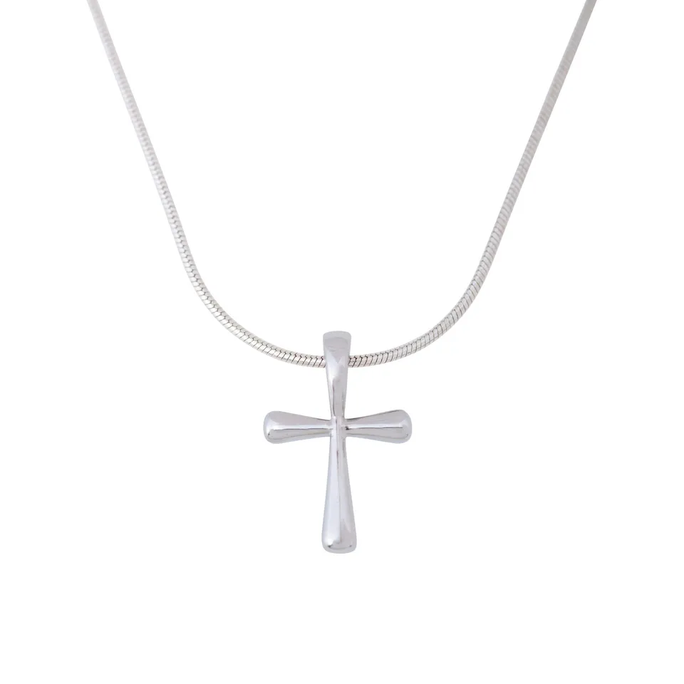 fontis-geschenke-kreuz-halskette-anh-nger-925-silber-45-5-cm image 1