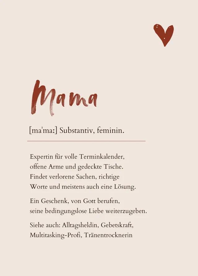 fontis-papeterie-mama-postkarte-definition-14-8x10-5-cm image 1