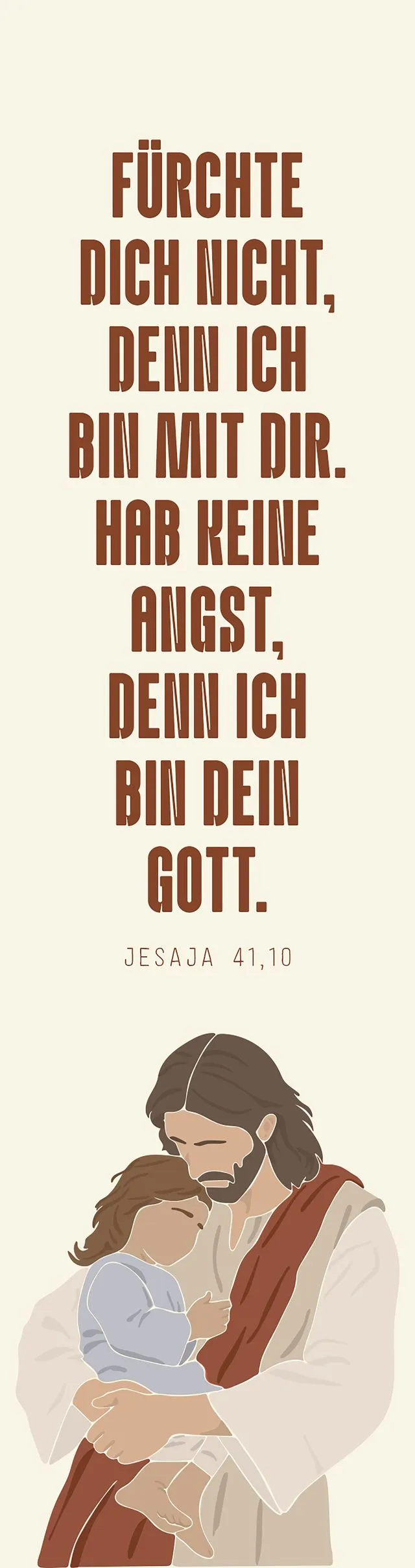 fontis-papeterie-f-rchte-dich-nicht-lesezeichen-jesaja-41-10 image 1