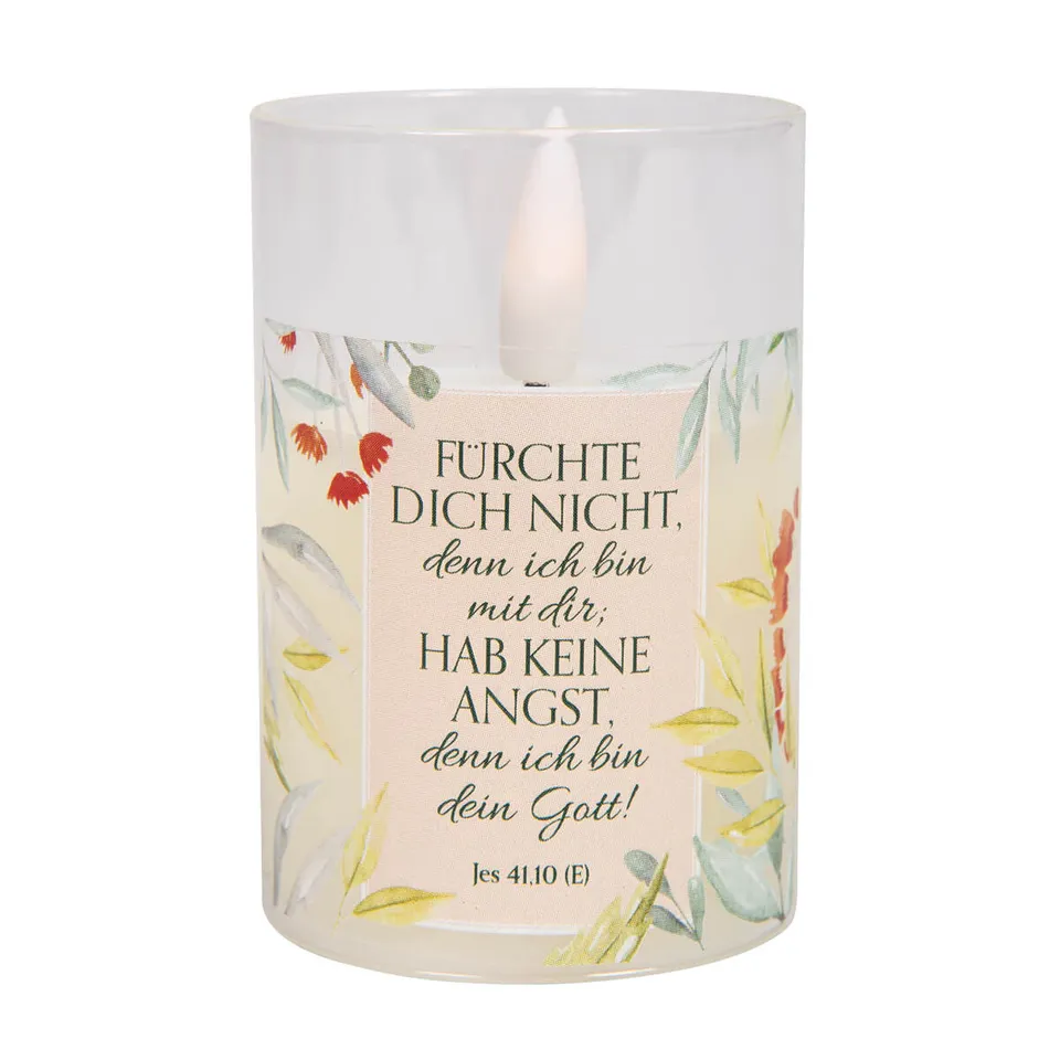 fontis-f-rchte-dich-nicht-led-kerze-im-windlichtglas-jesaja-41-10 image 1