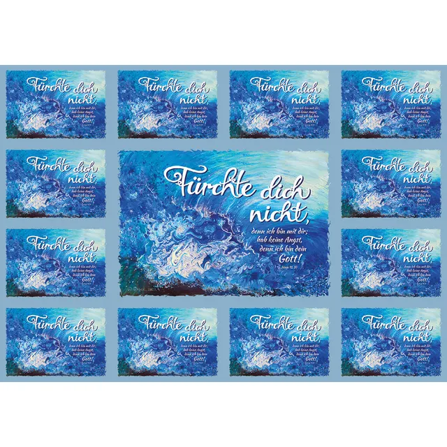 fontis-papeterie-f-rchte-dich-nicht-aufkleber-gru-karten-4er-digel image 1