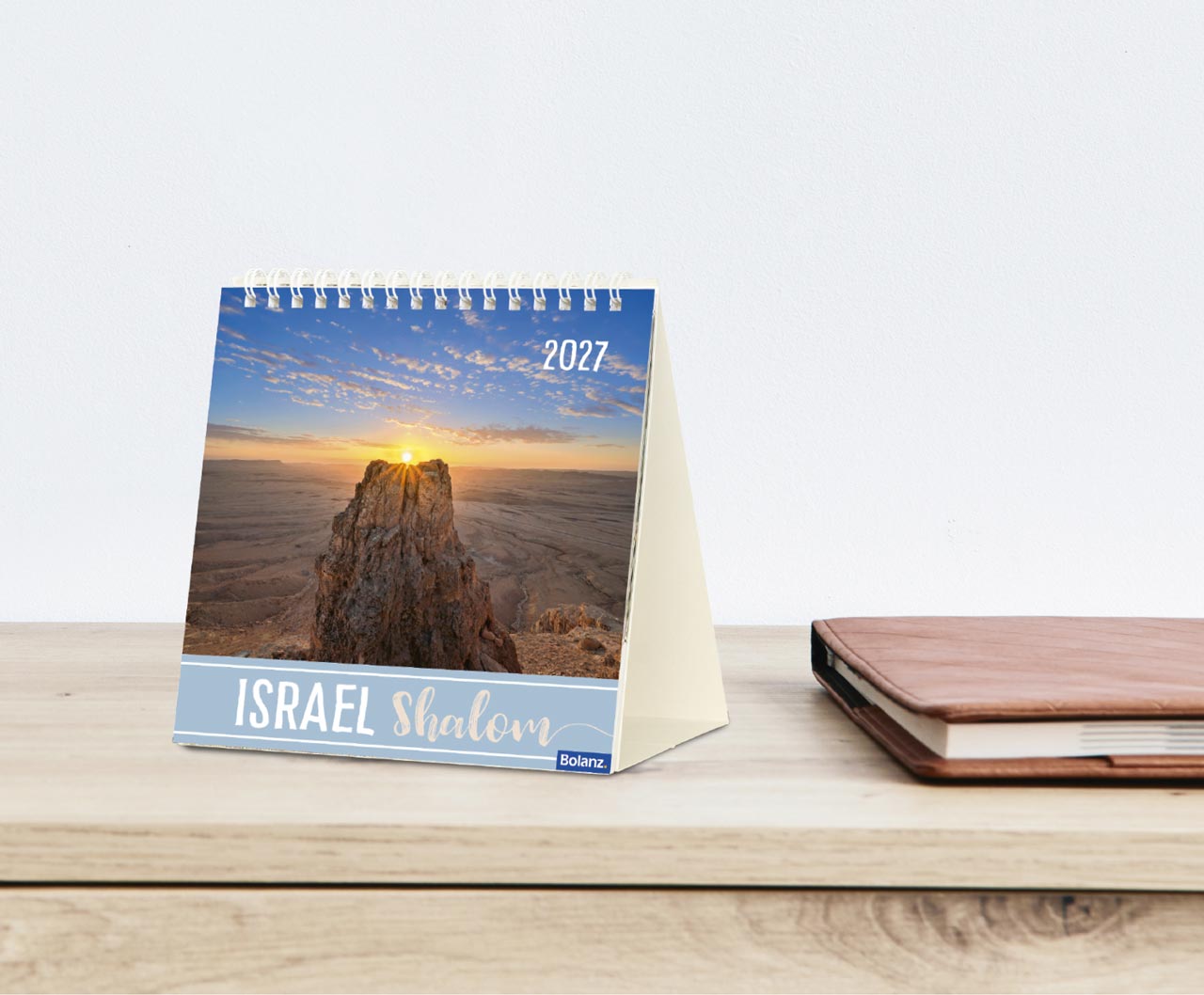 fontis-israel-shalom-2027-tischkalender-aufsteller-spiralbindung image 2