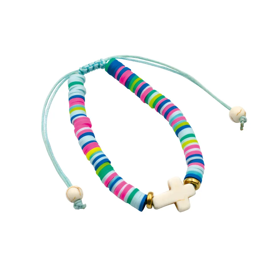 fontis-kreuzperle-armband-hellblau-kreuzperle-20-cm image 1