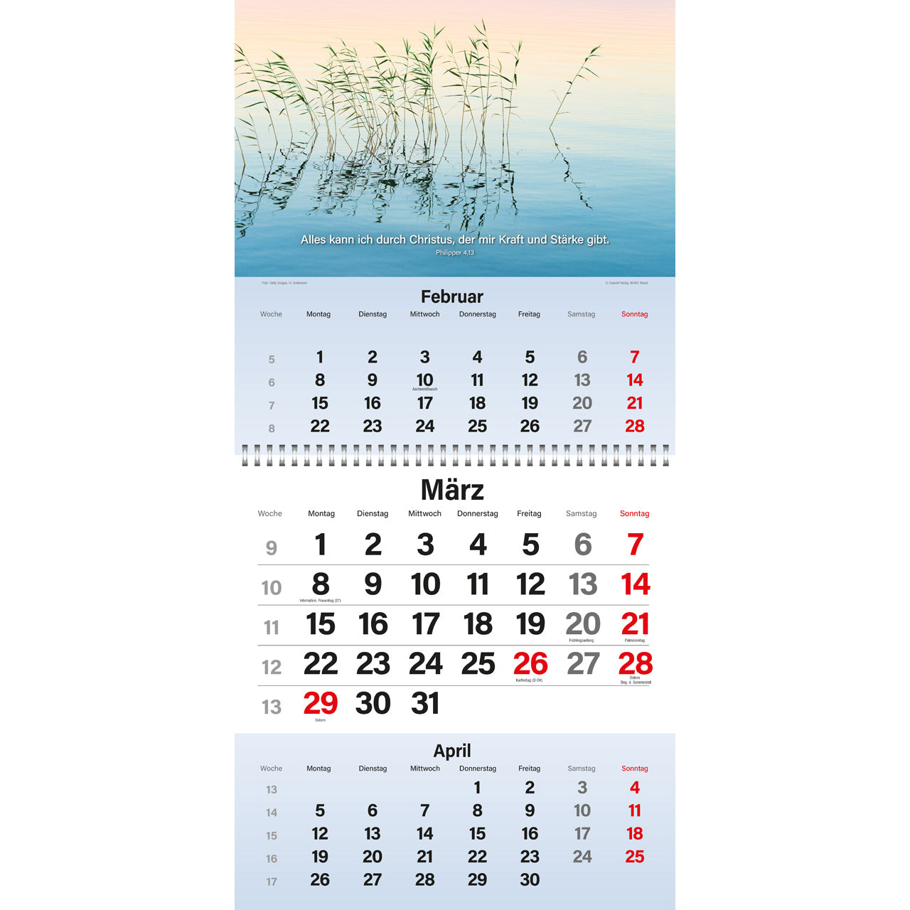 fontis-kalender-gott-segne-meinen-tag-2027-wandkalender-3-monate image 5