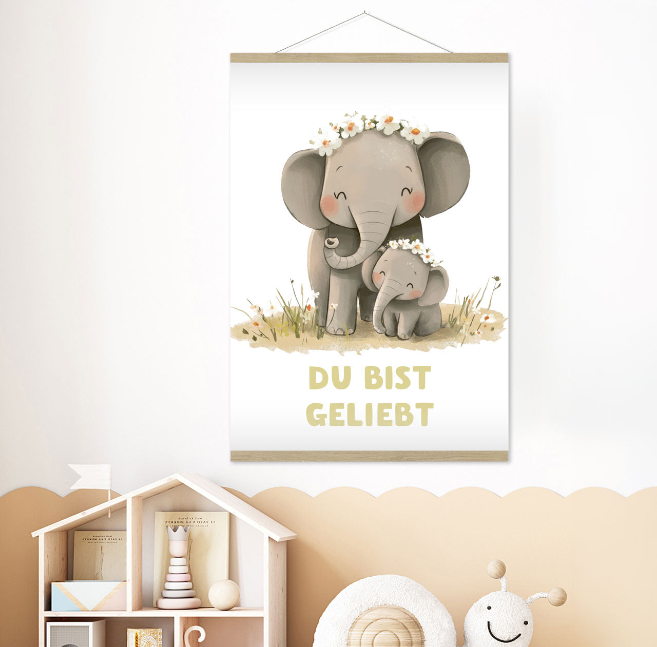 fontis-du-bist-geliebt-poster-a3-elefant-kinder image 2