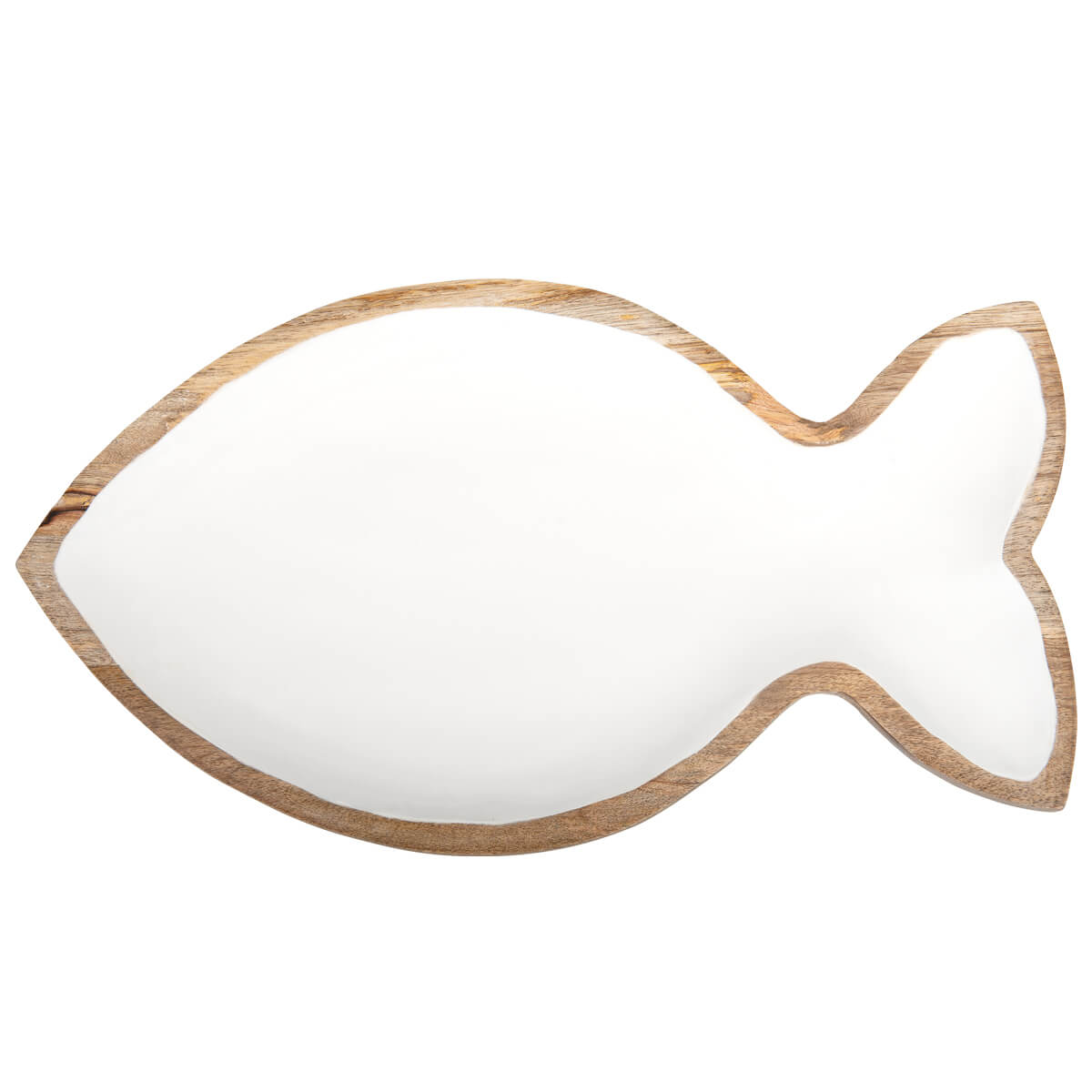 dekoschale-fisch-mangoholz-gro-47x26-emaille-wei image 1