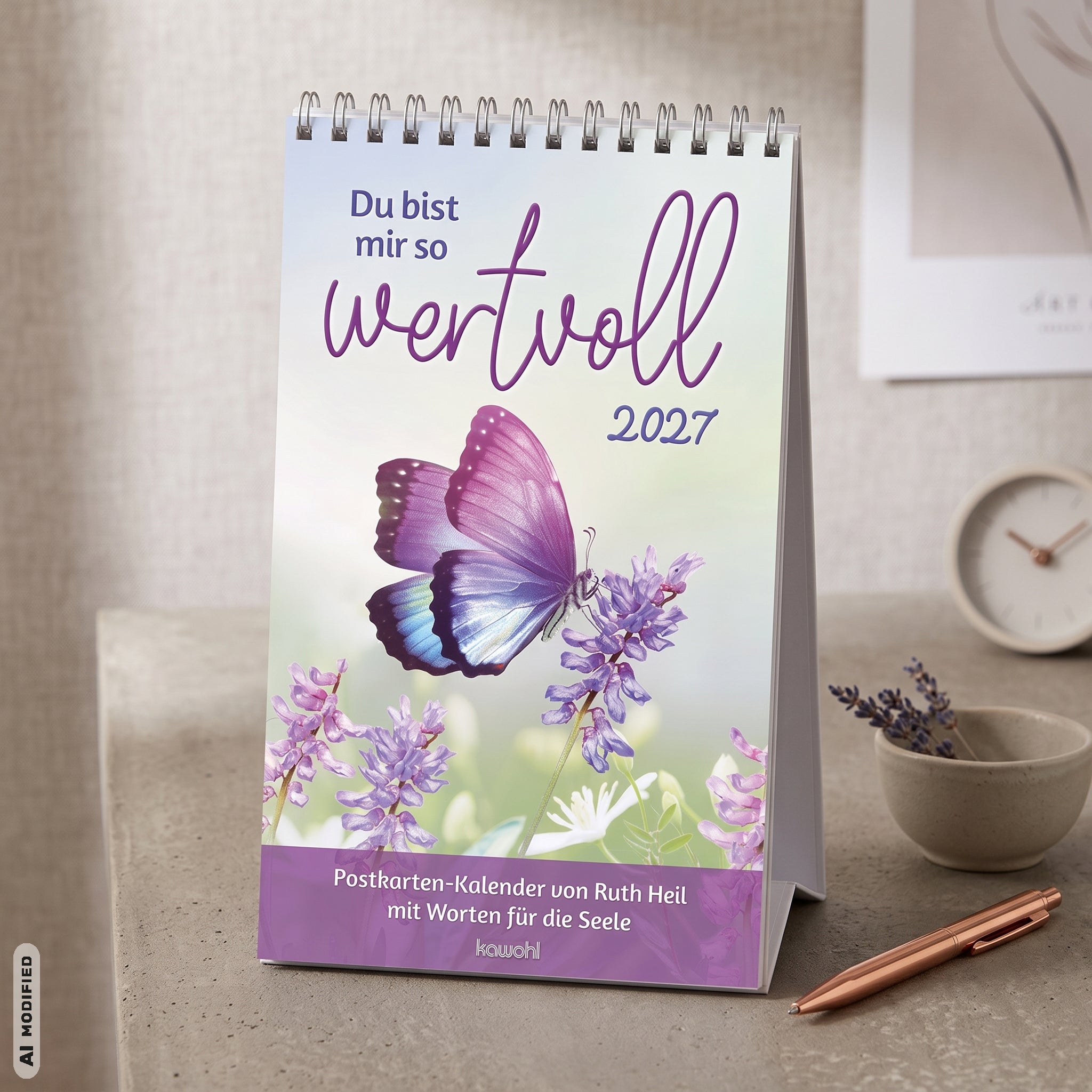 fontis-kalender-du-bist-mir-so-wertvoll-2027-postkartenkalender image 2