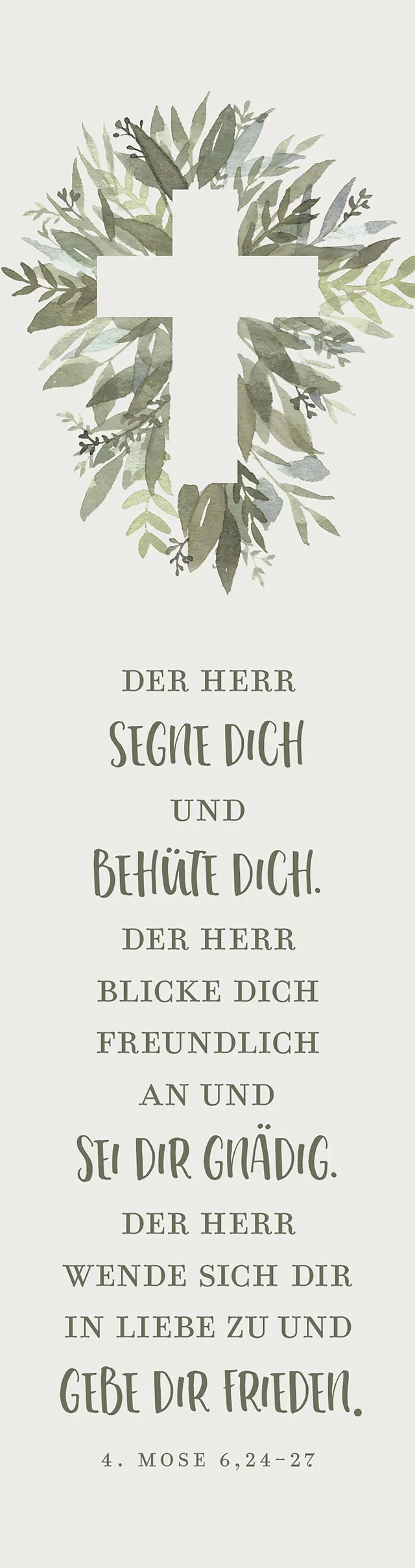 fontis-papeterie-der-herr-segne-dich-lesezeichen-5x20-cm-segen image 1
